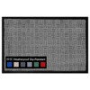 A1HC Indoor Outdoor Doormat Non-Slip Rubber Mat for Entrance, Patio, Garage and Office - Criss Cross - 2 of 4