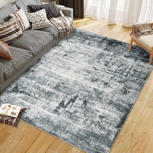 Area Rugs Washable Large Modern Abstract Living Room Rug Soft Anti-Skid Carpet Indoor Non-Shedding Carpets for Bedroom Dining Farmhouse Nursery Office - 1 of 4