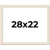 PosterPalooza | 28x22 Wide Barnwood Picture Frame, UV Acrylic, 6 Finishes - Grey, Brown, White, and Black - 2 of 4