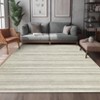 Area Rug Modern Minimalist Stripe Area Rug Bohemian Rug Low Pile Non Slip Non Shedding Indoor Floor Carpet Easy Cleaning for Bedroom Living Room - 2 of 4
