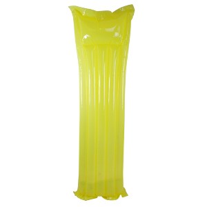 Swimline 72" Inflatable 1-Person Swimming Pool Air Mattress - Yellow - 1 of 3