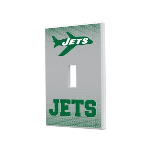 NFL AFC Historic Teams Linen Hidden-Screw Light Switch Plate for Single Toggle - 1 of 4