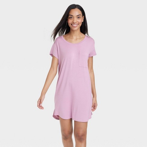 Women's Beautifully Soft Short Sleeve NightGown - Stars Above™ - image 1 of 2