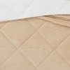 Brooklyn Loom 50"x70" Corduroy Tan Throw Blanket - 3 of 4