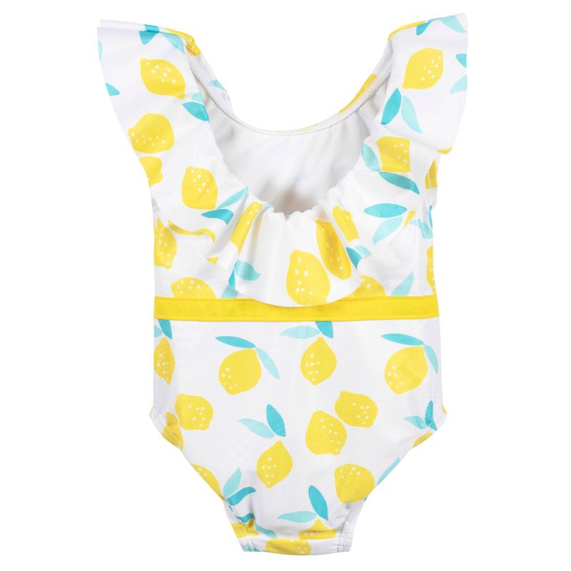 Gerber Infant & Toddler Girls' One-Piece Swimsuit UPF 50+, 3 of 6