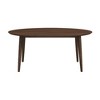 NicBex Dining Table 67" Modern Minimalist Oval Solid Wood Dining Table for Dining Room - 4 of 4