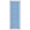 Scalloped Washable Rug w/ Non-Slip Back - Modern Low-Pile Carpet for Living Room, Bedroom - 4 of 4