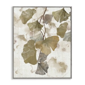 Stupell Industries Rustic Ginkgo Leaves, 11" x 14" - 1 of 4