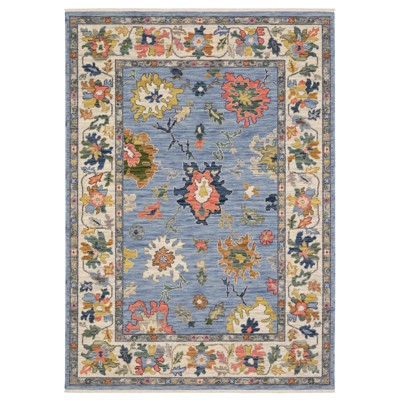 Oriental Weavers Lucca 2889A Blue / Multi Indoor Area Rug - 5'3" x 7'6"