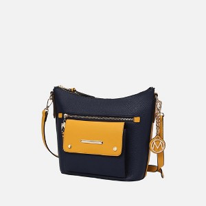 MKF Collection Serenity Color Block Vegan Leather Women’s Crossbody Bag by Mia K - 1 of 4