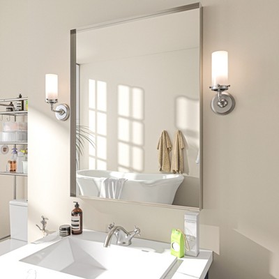 Organnice Aluminum Frame Bathroom Vanity Mirror