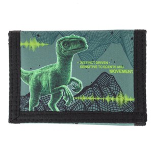 Textiel Trade Boy's Jurassic World Hook & Look Closure Tri Fold Wallet - 1 of 4