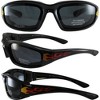 2 Pairs of Birdz Eyewear Oriole Safety Motorcycle Sunglasses with Smoke, Yellow Lenses - 2 of 3
