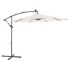 Sonkuki 10 Ft Patio Offset LED Umbrella Outdoor Hanging Umbrellas w/Solar Lights - 2 of 4
