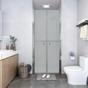 VidaXL Shower Door Frosted ESG 33.9 in.x74.8 in. - 1 of 4