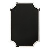Kate and Laurel Hogan Framed Fabric Pinboard, 23.5x36, White - 3 of 4