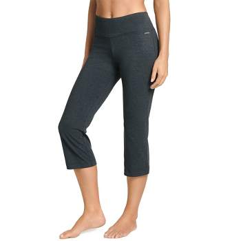 Jockey Women's Cotton Stretch Slim Bootleg Pant Lp Charcoal Grey Heather :  Target