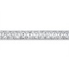 Pompeii3 15Ct Emerald Cut Diamond Tennis Bracelet 7" 14k White Gold - 2 of 4