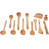 Lehman's Wooden Spoons and Utensils, Handcrafted, Durable Kitchen Tools, Perfect for Cooking, Stirring, Serving, and Baking, Safe for All Cookware - 3 of 4