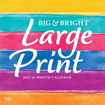 2022 Square Calendar Big and Bright - BrownTrout Publishers Inc