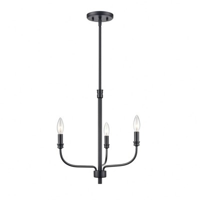 Elk Home Newland 3 - Light Chandelier in  Matte Black