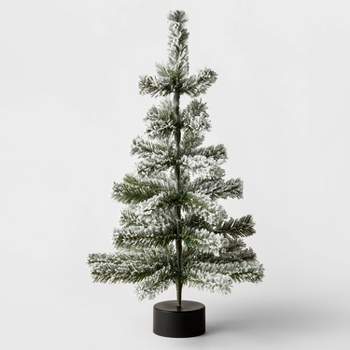 24" Unlit Flocked Indexed Mini Artificial Christmas Tree - Wondershop™