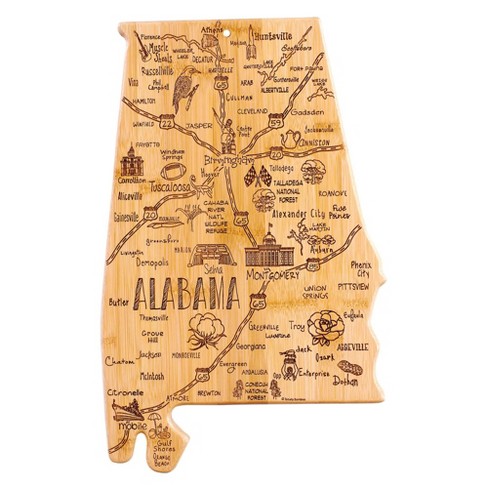 Totally Bamboo Destination Alabama Cutting Board - image 1 of 4