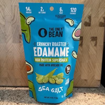 The Only Bean Crunchy Roasted Edamame Bean Snack Healthy High Protein