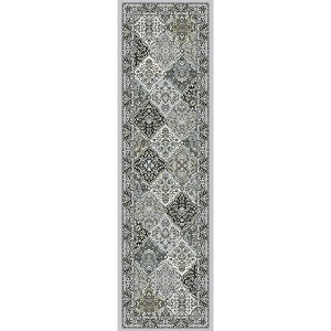 Ancient Garden 57008 Cream/Grey 2.2X7.7 Runner - 1 of 4