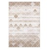 Area Rug Washable Non Slip Backing Boho Trellis Rug Low Pile Distressed Floor Carpet Retro Accent Rug for Living Room Bedroom - 4 of 4