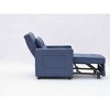 TinyHomie Sleeper Chair 3 in 1 Convertible Chair Bed Pull Out Sleeper Chair Beds Adjustable Single Armchair Sofa Bed - 4 of 4