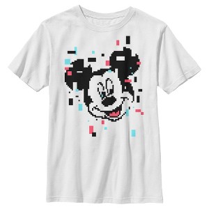 Boy's Disney Mickey Mouse Pixels T-Shirt - 1 of 4