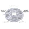 Oneida Air Systems Dust Deputy Plus Cyclone Separator for Wet/Dry Shop Vacuums with 3 Foot Connection Hose, Clear - 4 of 4