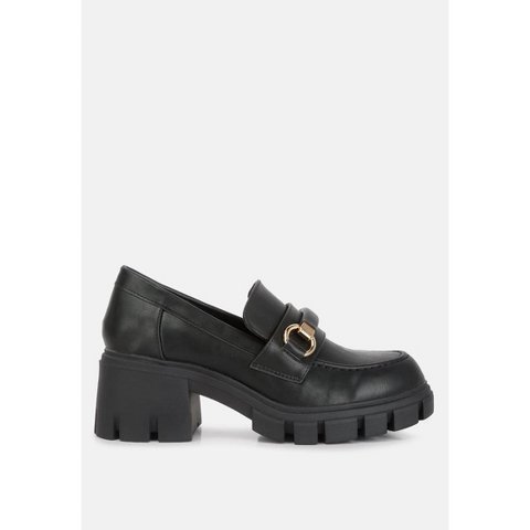 Женские туфли Rag & Co Womens Evangeline Chunky Platform Loafers 7