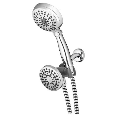 PowerSpray Combination Shower Head 8+1 dual-mode Chrome - Waterpik