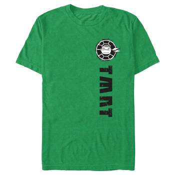 Teenage Mutant Ninja Turtles Men's Distressed Leonardo Bump It Bro T-Shirt Green