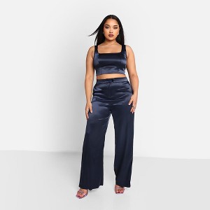 Rebdolls Women's Juliette Satin Corset Top - 1 of 3