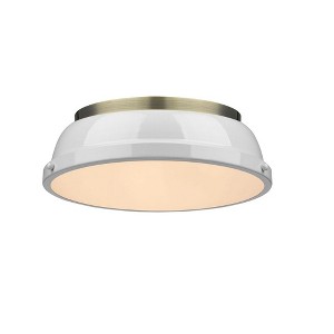 Golden Lighting Duncan Flush Mount - 14" - 1 of 1