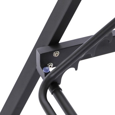 Marlin Black Aluminum Patio Chaise Lounge Chair with White Sling