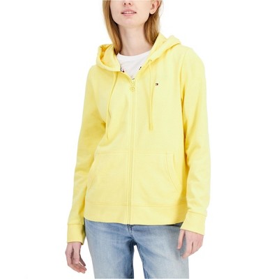 Tommy Hilfiger Womens Flag Zip Hoodie Sweatshirt