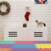 Litter Box Enclosure for 2 Cats, Modern Cat Litter Box Furniture with Double Room - 4 of 4