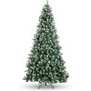 Acekool 4.5FT Artificial Flocked PVC Tree with 150 Warm White LED Lights, Easy Setup and Soft Texture for Cozy Seasonal Décor - 2 of 3