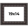 PosterPalooza | 3.5" Wide Ornate Black Picture Frame - UV Acrylic, Backing Board, Hanging Hardware Included - 2 of 4