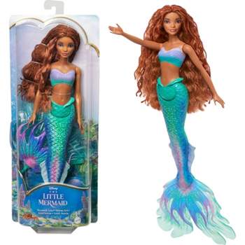 Disney Store Official Ariel Story Doll, The Little Mermaid, 11 inch, Fully Posable Toy in Glittering Outfit - Suitable for Ages 3+ Toy Figure, Gifts