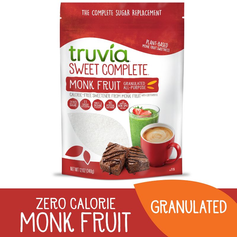 Truvia Sweet Complete Monk Fruit Sweetener - 12oz, 4 of 11