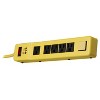 Tripp Lite 6-AC Outlet Power It™ Power Strip with Safety Covers, 6-Ft. Cord with Straight Plug, TLM626NS in Yellow - 3 of 4