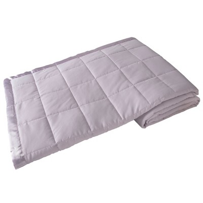 Elite Home 90 x 90 Inch Soft Lightweight Solid Cozy Nights Down Alternative Polyester Throw Blanket for Couch, Sofa, or Bed, Full/Queen, Lilac