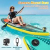 Costway 11' Inflatable Stand Up Paddle Board whth Accessories Paddle Hand Pump Repair Kit, Blue/Gray/Yellow/Dark Blue/Turquoise - 3 of 4