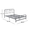 GDFStudio Lareina Queen Size Industrial Iron Platform Bed Frame - 3 of 4