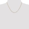 Black Bow Jewelry 1.25mm, 14k Yellow Gold, Flat Figaro Chain Necklace - 2 of 4
